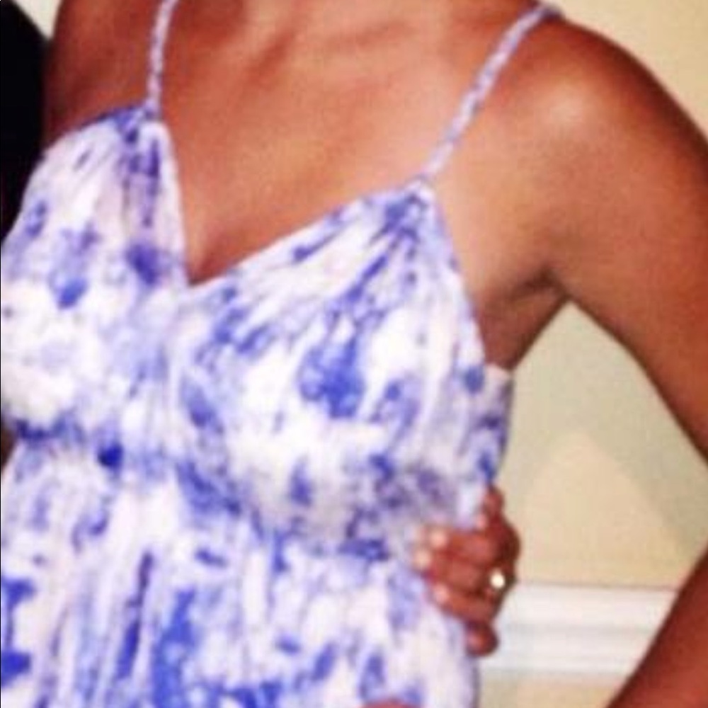 White & Blue Maxi
